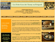 Tablet Screenshot of foie-gras-du-chesny.com